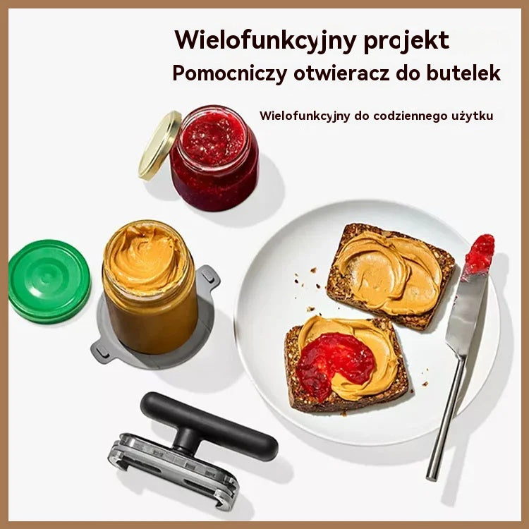š„ćKup 1, otrzymaj 1 gratisćWielofunkcyjny otwieracz do butelek z antypoÅlizgowÄ
powierzchniÄ
do kuchni i gospodarstwa domowego
