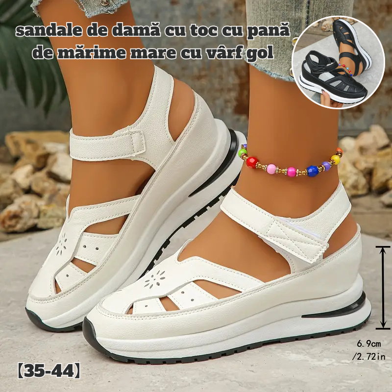 😊💗Pohodlný zážitok 【35-44】 Dámske letné ležérne sandále s dutým klinom