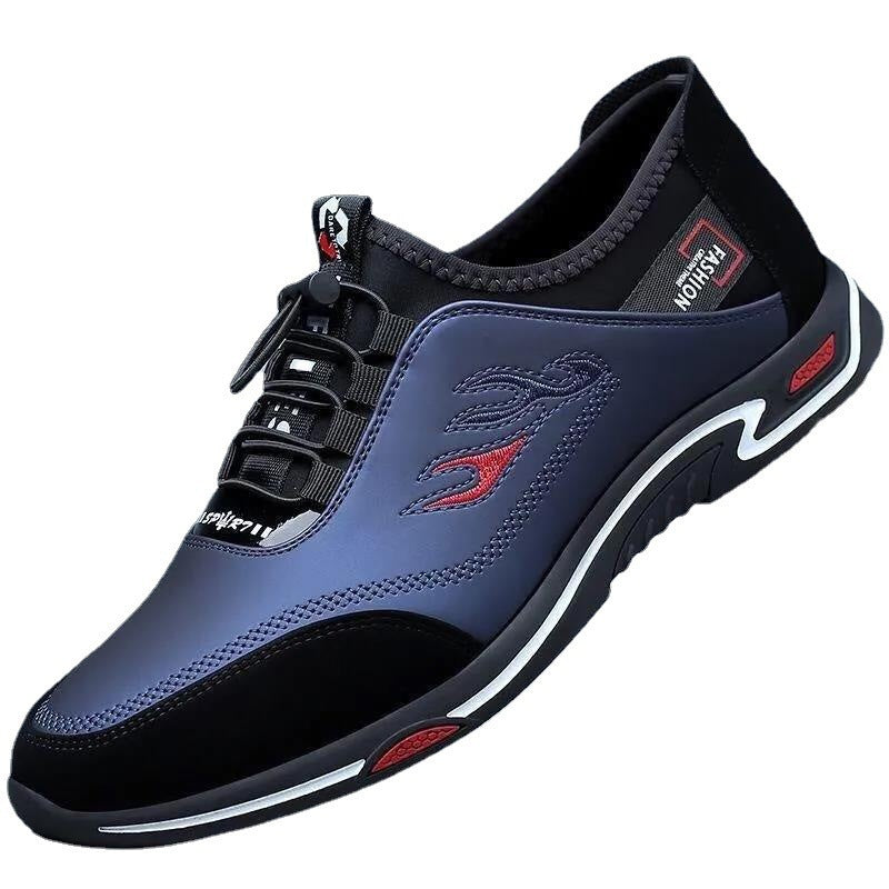 👞Pánske priedušné biznis topánky na voľný čas z pravej kože ✅Deodorant ✅Mäkká kožená podrážka ✅Módna a všestranná 3911965
