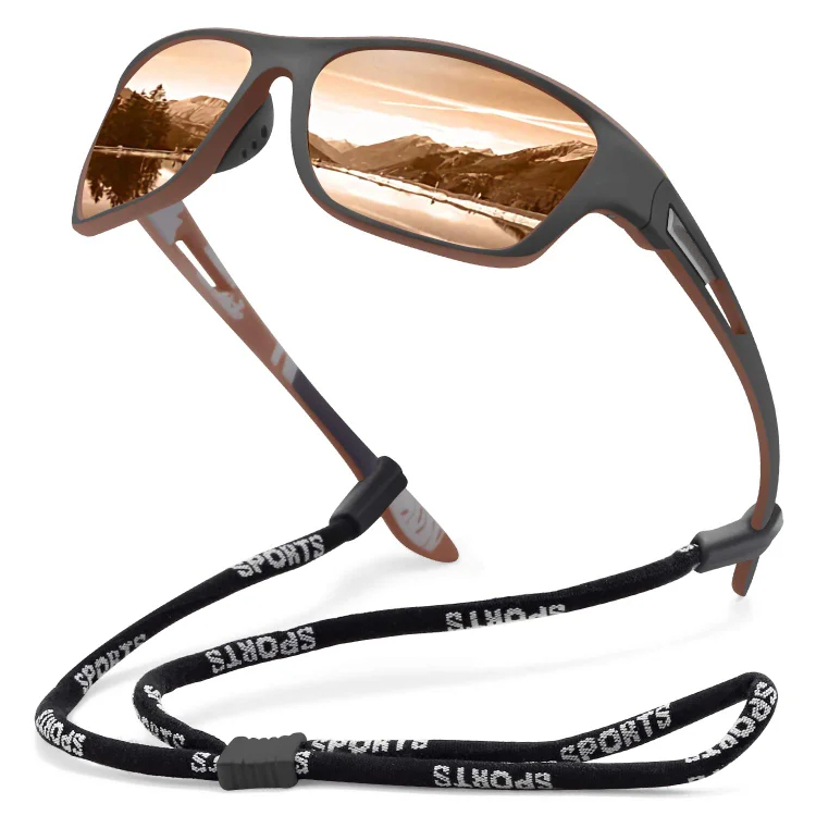 🚵♂️😎 ⚡ Męskie sportowe okulary przeciwsłoneczne, polaryzacyjne, z prawdziwą lustrzaną soczewką, nowoczesne i odporne na kurz, idealne do jazdy na rowerze na świeżym powietrzu-4064882