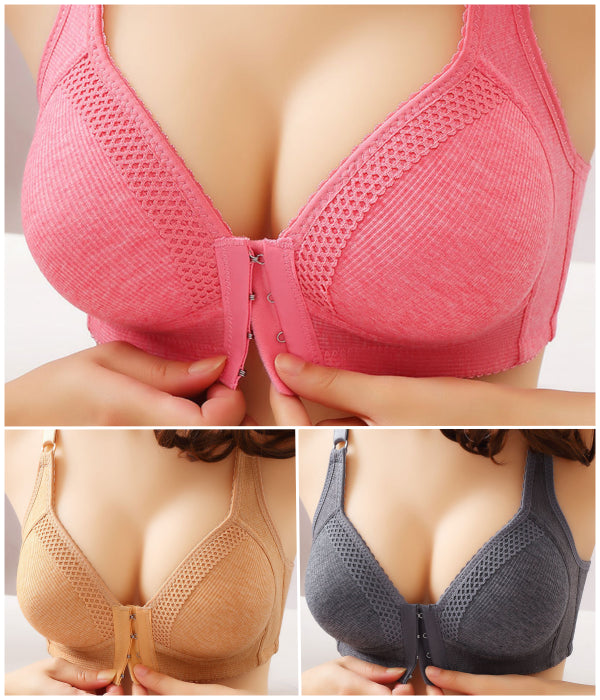 👍🌺Časovo obmedzená zľava 【3-balenie】👙 Kvalitná bezšvová push-up podprsenka, módna, sexi, protišmyková