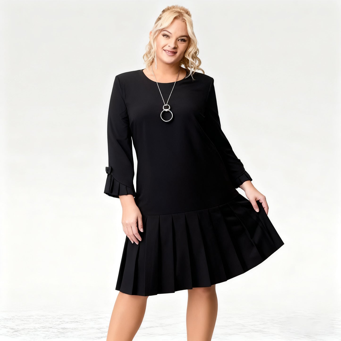 💌【S-5XL】👗 Nowa, wysokiej jakości, elegancka sukienka na jesień i zimę