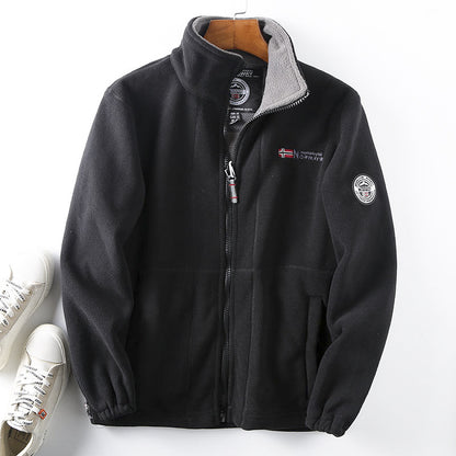 🧥【S-3XL】2025 Męska, bawełniana, ciepła kurtka, dwustronna, wełniana kurtka