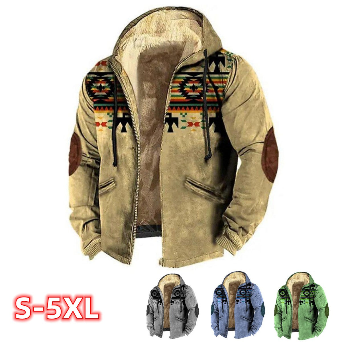 【S-5XL】 Módne pre mužov, jeseň a zima, ľahká zamatová zosilnená bunda