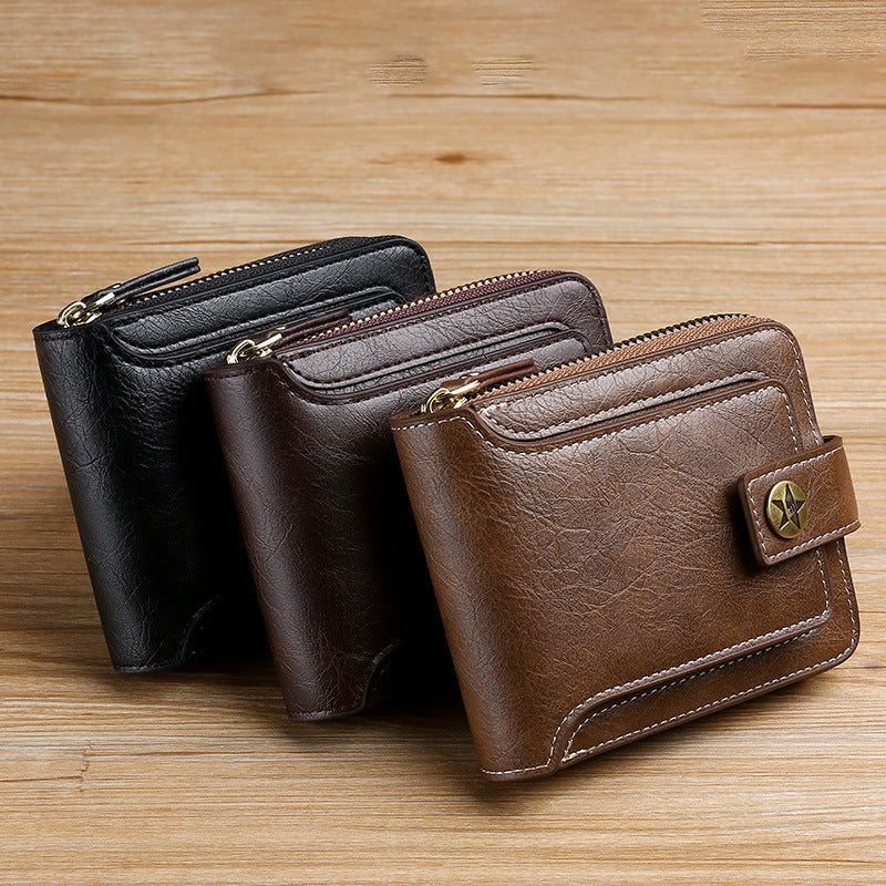 Nuevo para 2026: billetera retro multiusos para hombre ¡49 % de descuento! 🔥