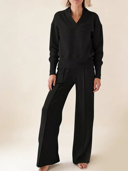🥰📢📢 【M-5XL】Conjunto femenino 2026 | Conjunto de dos piezas con tejido de manga larga ✨