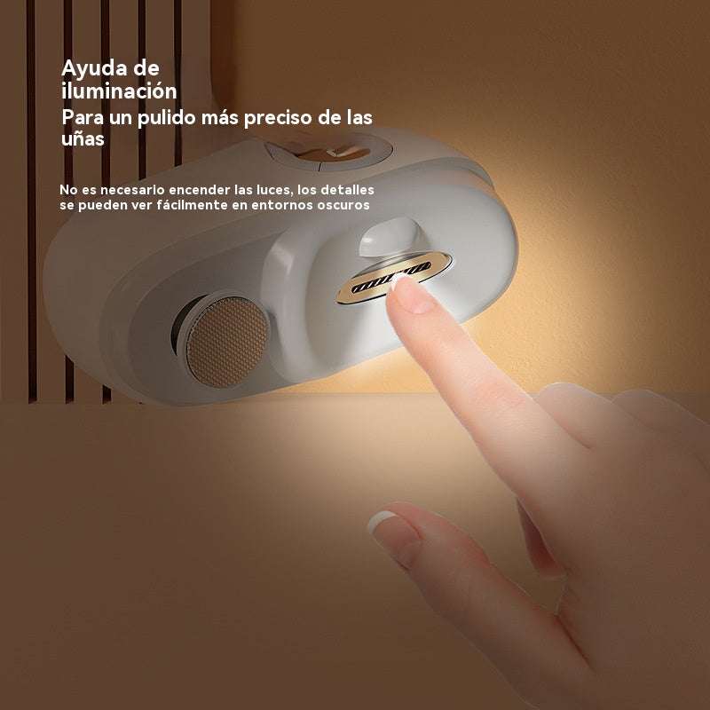 💅🔥Lima de uñas eléctrica multifuncional, cortauñas eléctrico con protección antipellizcos✂️