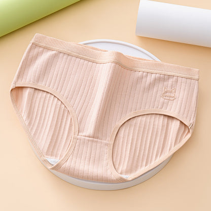 (7 ks) - Dámska jednoduchá prémiová antibakteriálna spodná bielizeň s vysokým pásom, veľká veľkosť