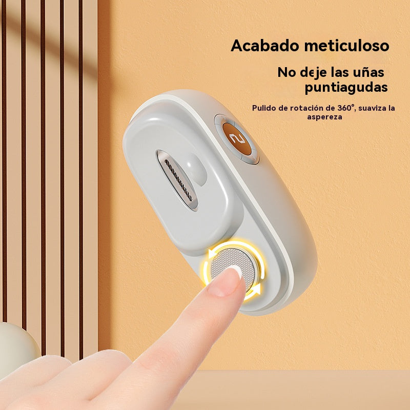 💅🔥Lima de uñas eléctrica multifuncional, cortauñas eléctrico con protección antipellizcos✂️