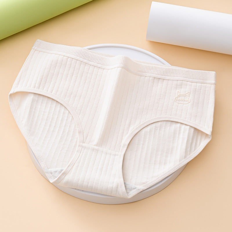 (7 ks) - Dámska jednoduchá prémiová antibakteriálna spodná bielizeň s vysokým pásom, veľká veľkosť