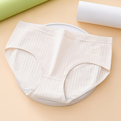 (7 ks) - Dámska jednoduchá prémiová antibakteriálna spodná bielizeň s vysokým pásom, veľká veľkosť