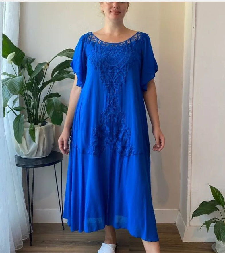 ❤️【S-5XL】nové šaty, plus size, pohodlné a voľné🔥Vynikajúca kvalita👌Perfektne sedia všetkým typom postavy👌