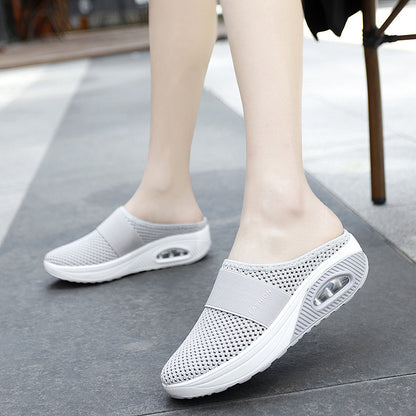 👡😍🎁【Nov izdelek po znižani ceni】💖 [35-43] Čevlji z zračno blazino Hollow mesh 2025 z visoko elastičnostjo in brez utrujenosti pri hoji