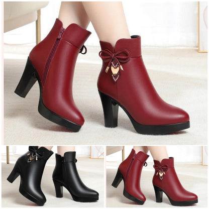 ✨👢【34-41】Jesenné a zimné dámske módne čižmy s mäkkým bočným zipsom 2025