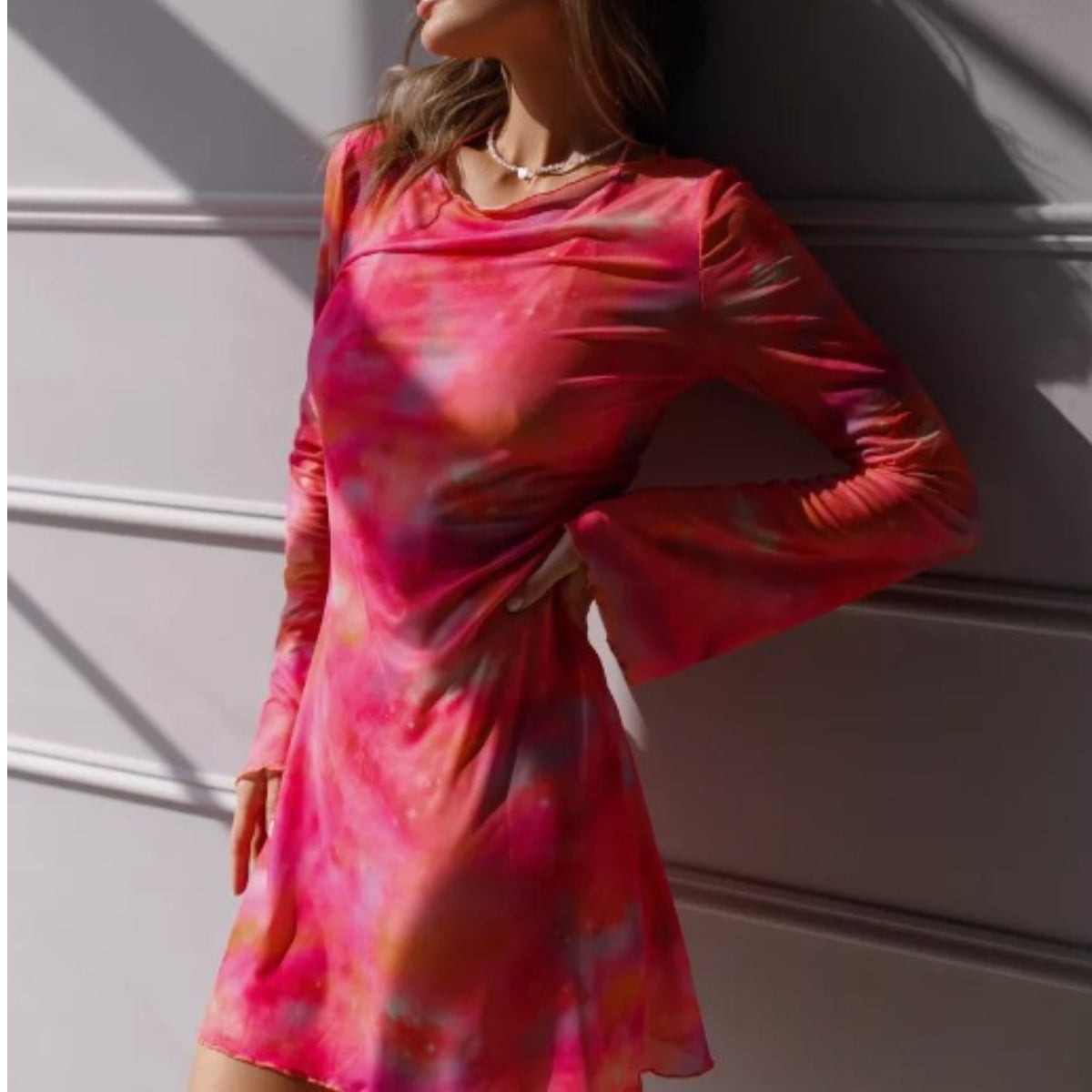 50% de descuento [Producto más vendido en España] Bata de playa, top de encaje, falda de malla