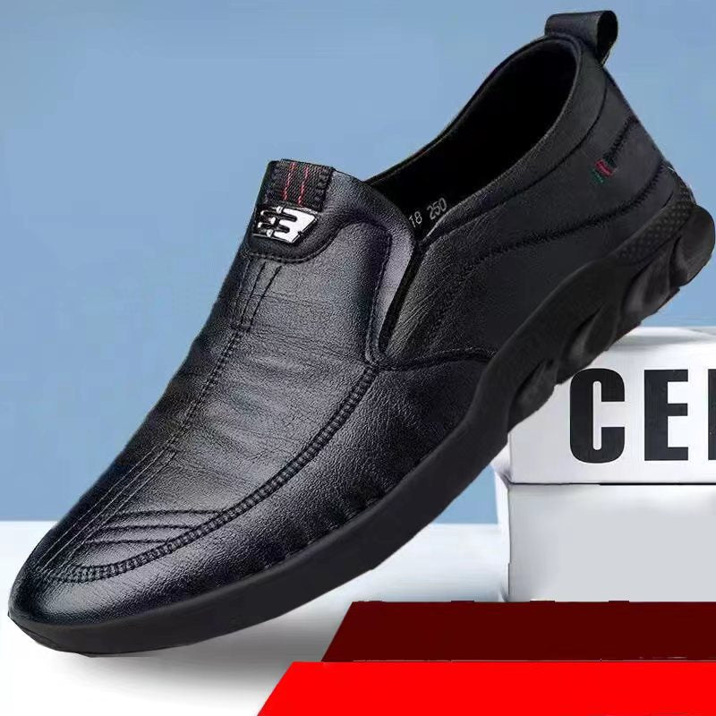 👞🔥Nová britská obuv na voľný čas s mäkkou podrážkou✅Ručne vyrobená z vybranej kože✅Oteruvzdorná a priedušná