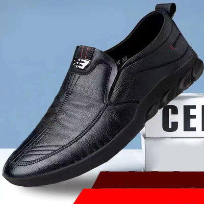 👞🔥Nová britská obuv na voľný čas s mäkkou podrážkou✅Ručne vyrobená z vybranej kože✅Oteruvzdorná a priedušná