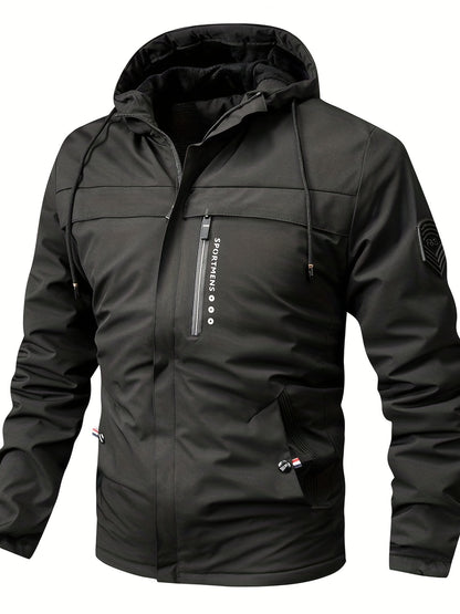 🧥 【XS-XL】Nueva chaqueta con capucha para hombre 2025 – forrada, abrigada, impermeable y perfecta para el invierno al aire libre 🔥