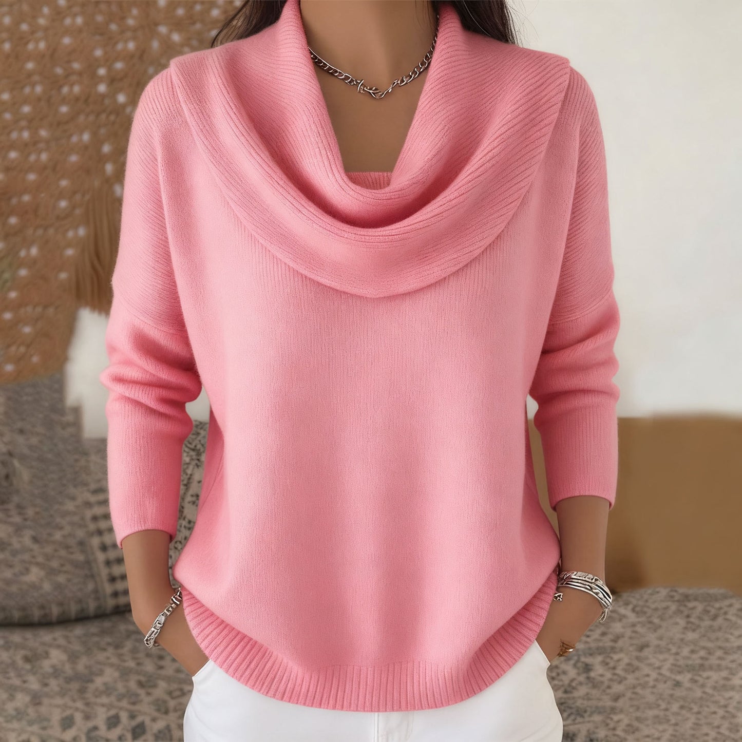 🔥【S-3XL】Nuevo suéter liso de manga larga para otoño/invierno 2026