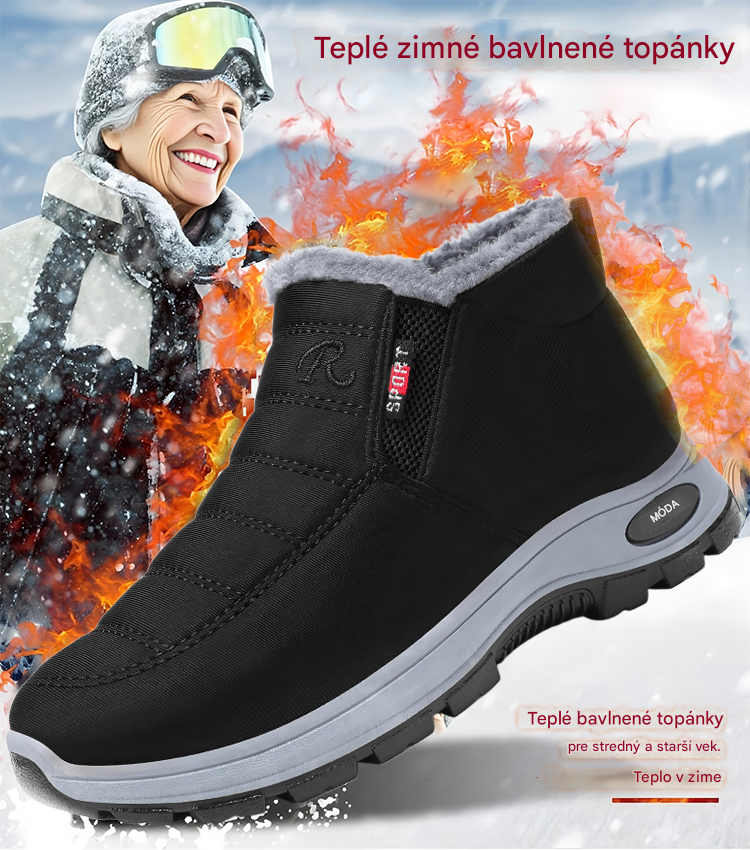 🔥【Špeciálna 50% zľava】【35-48】Unisex zimné čižmy s plyšovou podšívkou - teplé, pohodlné a protišmykové do chladného počasia.