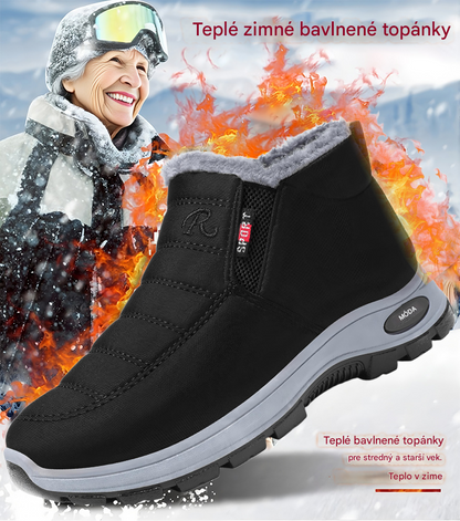 🔥【Špeciálna 50% zľava】【35-48】Unisex zimné čižmy s plyšovou podšívkou - teplé, pohodlné a protišmykové do chladného počasia.