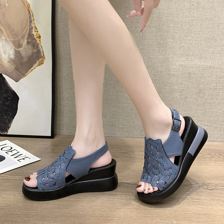 👡【34-40】2025 nové letné dámske retro korekčné sandále, mäkké podrážky, ktoré neunavujú vaše nohy pri chôdzi