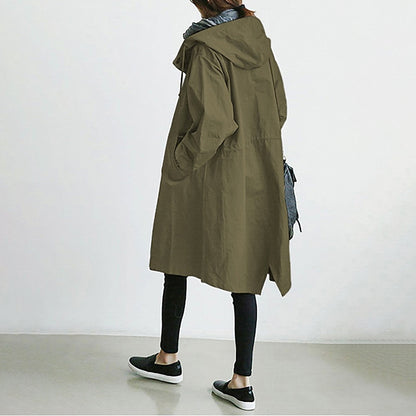 🧥 【S-5XL】 2024 nová jesenná dlhá vetrovka plus veľkosti módne a elegantné