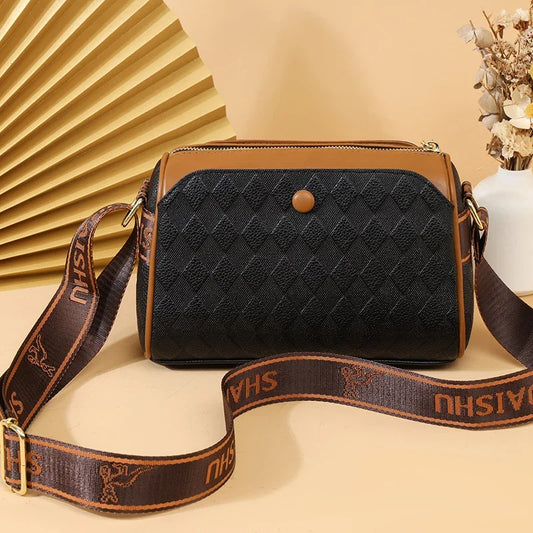 👜Nuevo bolso de hombro de piel auténtica para mujer, de gran capacidad y más práctico