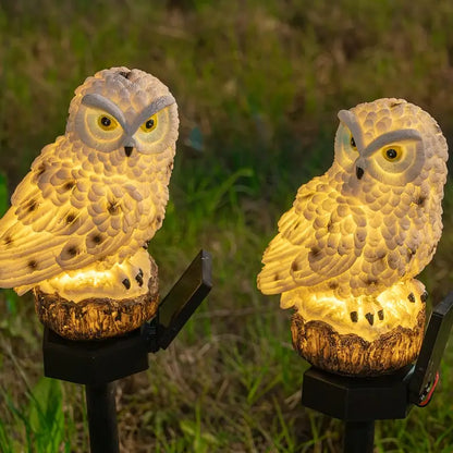 [Časovo obmedzená zľava 50 %] 🦉 Dekoratívne solárne svetlo v tvare sovy – Pridajte teplé svetlo do svojej záhrady