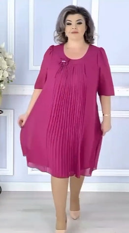 【S-5XL】Nové jarné šaty z kvalitného šifónu 2025, elegantný vzhľad