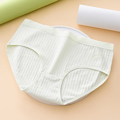 (7 ks) - Dámska jednoduchá prémiová antibakteriálna spodná bielizeň s vysokým pásom, veľká veľkosť