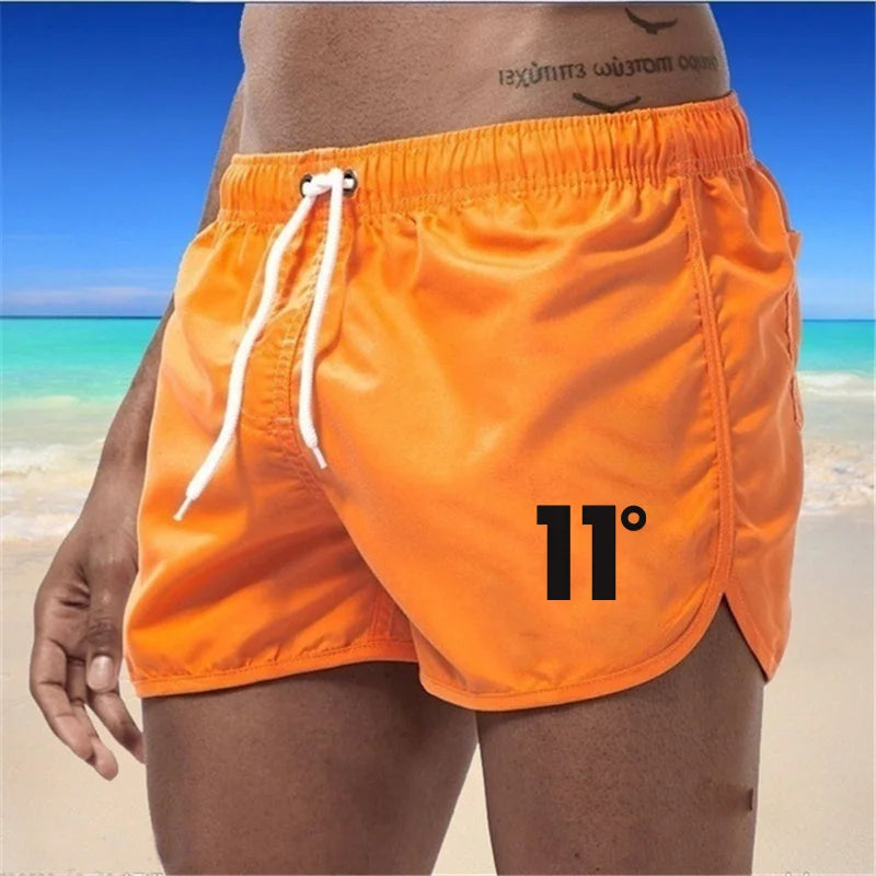 Shorts de baño para hombre con estampado multicolor de moda 2026