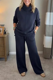 Top y pantalón, ropa casual de mujer, novedades de primavera.