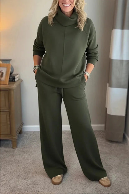 Top y pantalón, ropa casual de mujer, novedades de primavera.