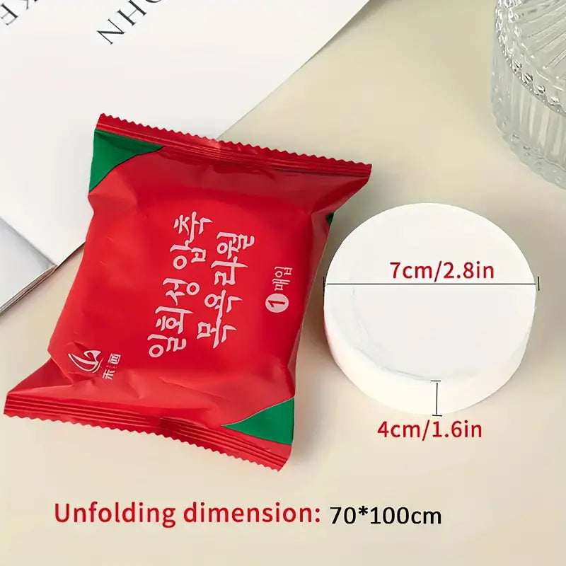 🛒【10 PCS】Opätovne použiteľná stlačená osuška na jedno použitie  3724984