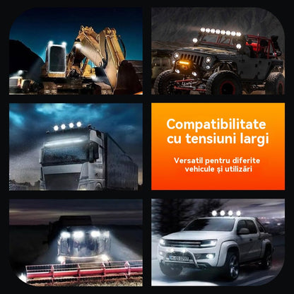 💡🚨【Αγοράστε 1 και πάρτε 1 δωρεάν】Στρογγυλοί προβολείς LED 99W για τροποποιημένα αυτοκίνητα, βοηθητικοί προβολείς για οχήματα εκτός δρόμου