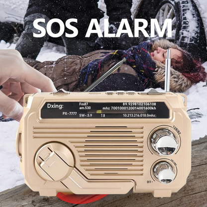 🏕️Prenosné multifunkčné AM rádio baterka