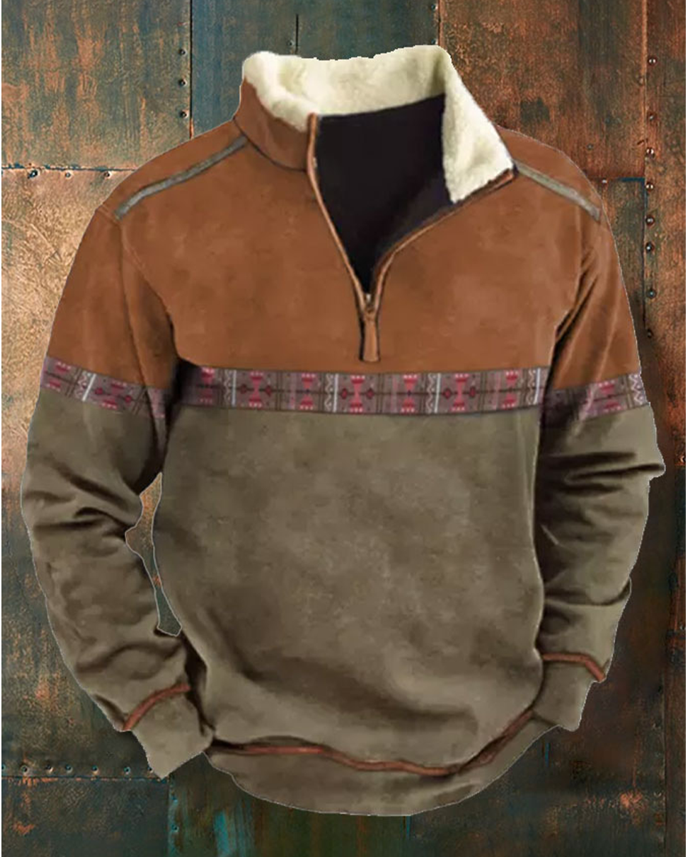 🔥Moderan muški džemper 3D – Topao i za jesen/zimu