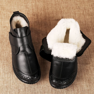 2025 κοντές μπότες από μαλακό μαλλί, αντιολισθητικές