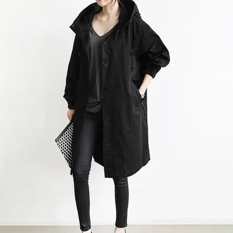 🧥 【S-5XL】 2024 nová jesenná dlhá vetrovka plus veľkosti módne a elegantné