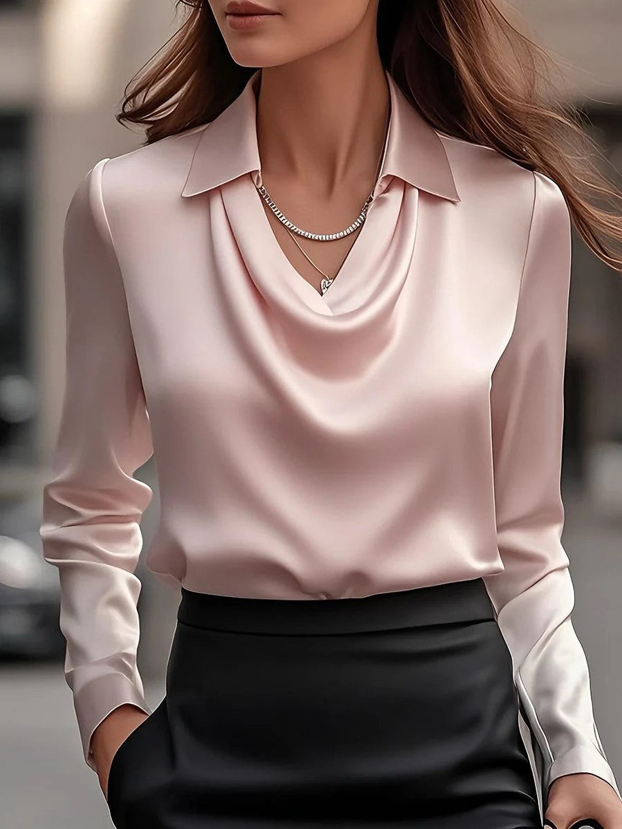 🔥🍁【Jesenný nový prírastok】【S-3XL】🌷Nová jednoduchá a elegantná dámska blúzka