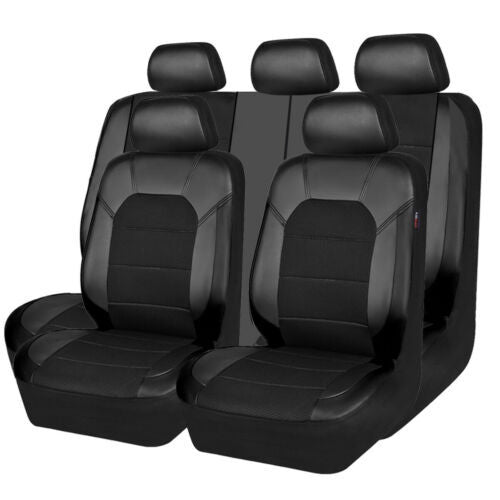🚗🚗Univerzální sada měkkých kožených autopotahů