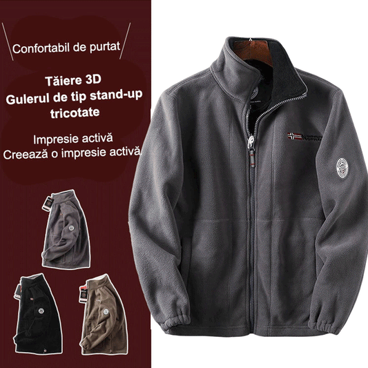 🧥【S-3XL】2025 Męska, bawełniana, ciepła kurtka, dwustronna, wełniana kurtka