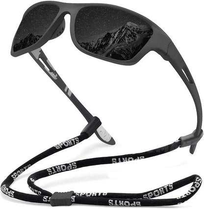 🚵‍♂️😎 ⚡ Męskie sportowe okulary przeciwsłoneczne, polaryzacyjne, z prawdziwą lustrzaną soczewką, nowoczesne i odporne na kurz, idealne do jazdy na rowerze na świeżym powietrzu