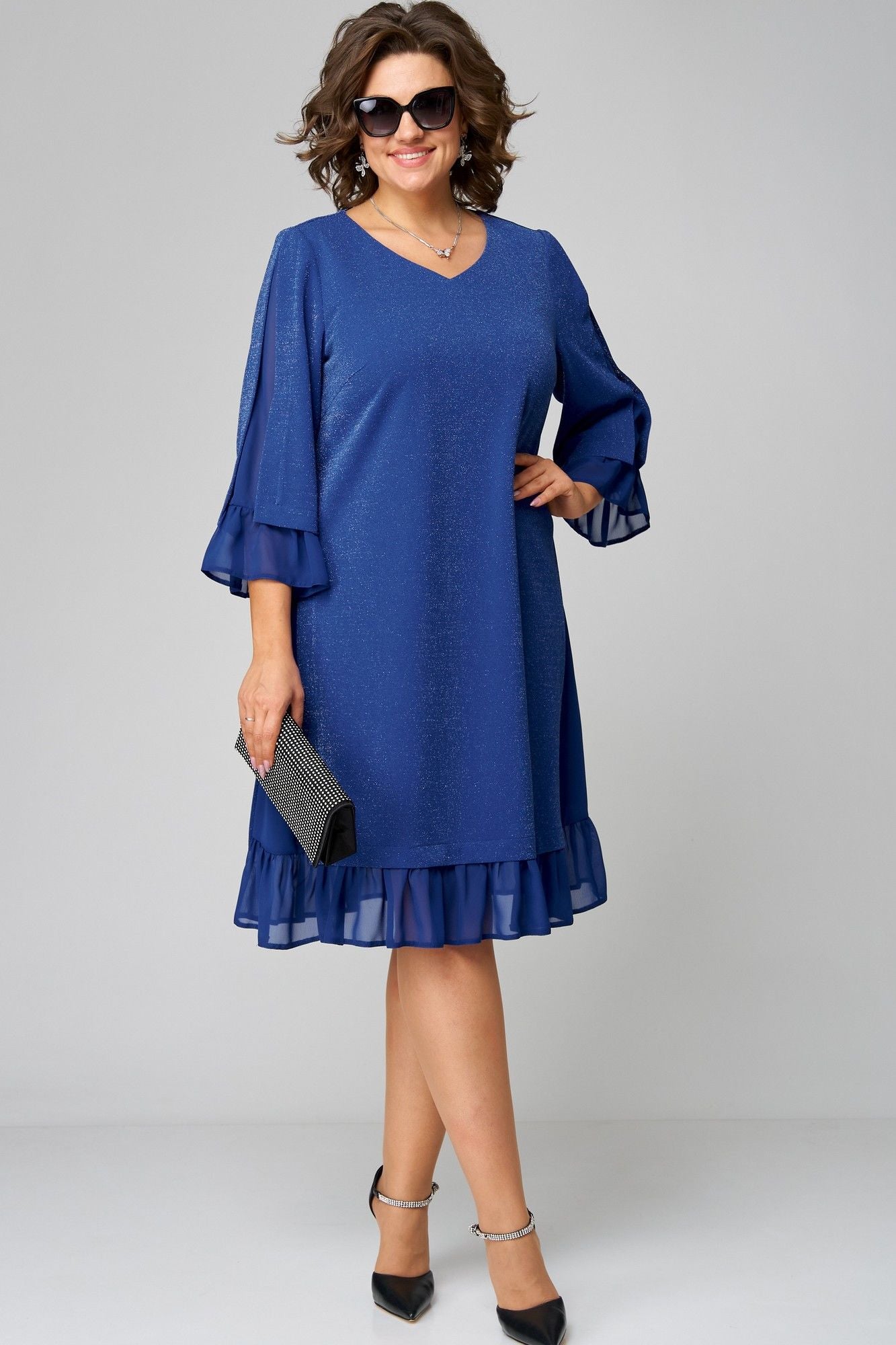 🔥✨️【S-5XL】⛄💃Nové módne, elegantné a pohodlné jednofarebné šaty z roku 2025