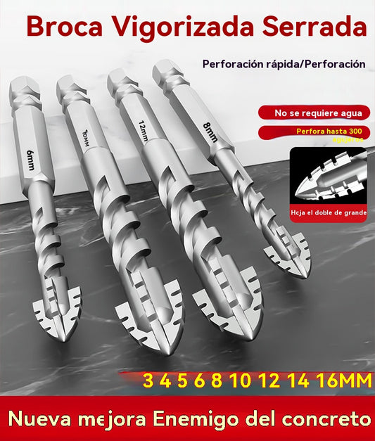 🥇 【DESCUENTO LIMITADO DEL 50%】 Súper duro filo de corte dentado, broca excéntrica de acero de tungsteno de 7.ª generación【3+4+5+6+8+10+12+14+16 mm】