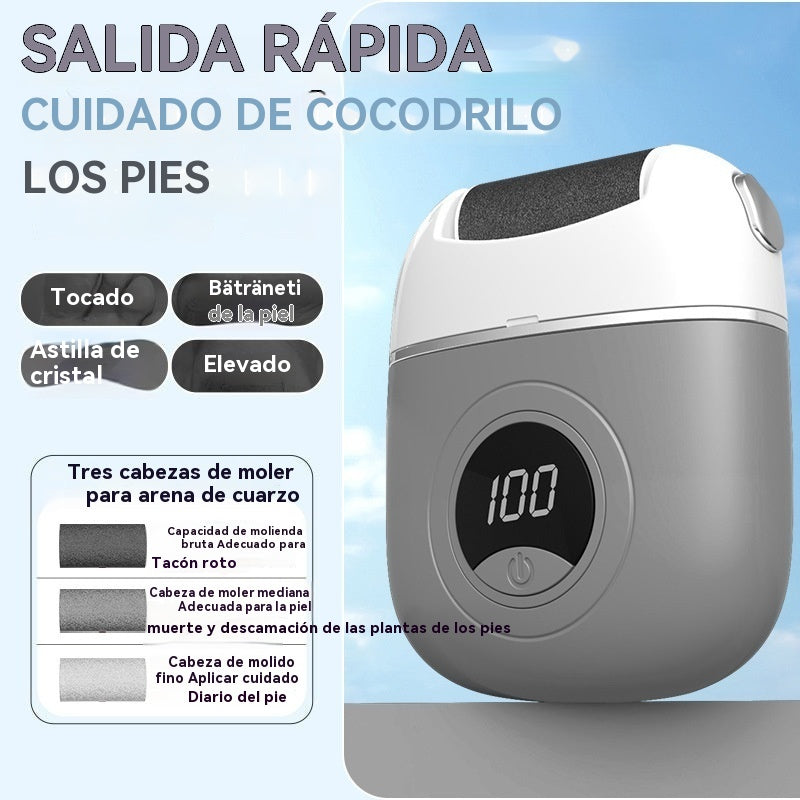 🦶🛁Nuevos rodillos eléctricos para pies, elimina la piel muerta de los talones, rodillos eléctricos para pies, adecuados para el cuidado de los pies.