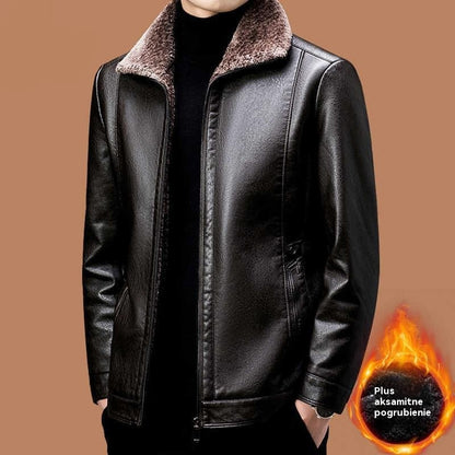 🔥【Vruća rasprodaja】🔥【M-3XL】🖤2025 Muška zimska mekana jakna od debele ovčje kože, ležerna