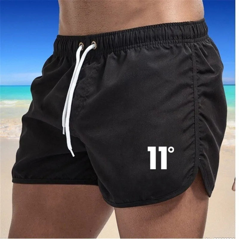 Shorts de baño para hombre con estampado multicolor de moda 2026