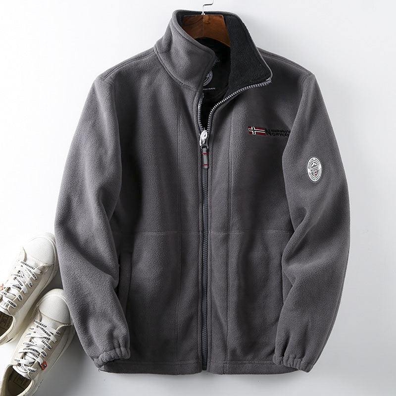 🧥【S-3XL】2025 Męska, bawełniana, ciepła kurtka, dwustronna, wełniana kurtka